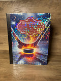 Holographic Hockey Fire & Ice Composition Notebook