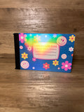 Flower Power Smiley Mini Composition Book