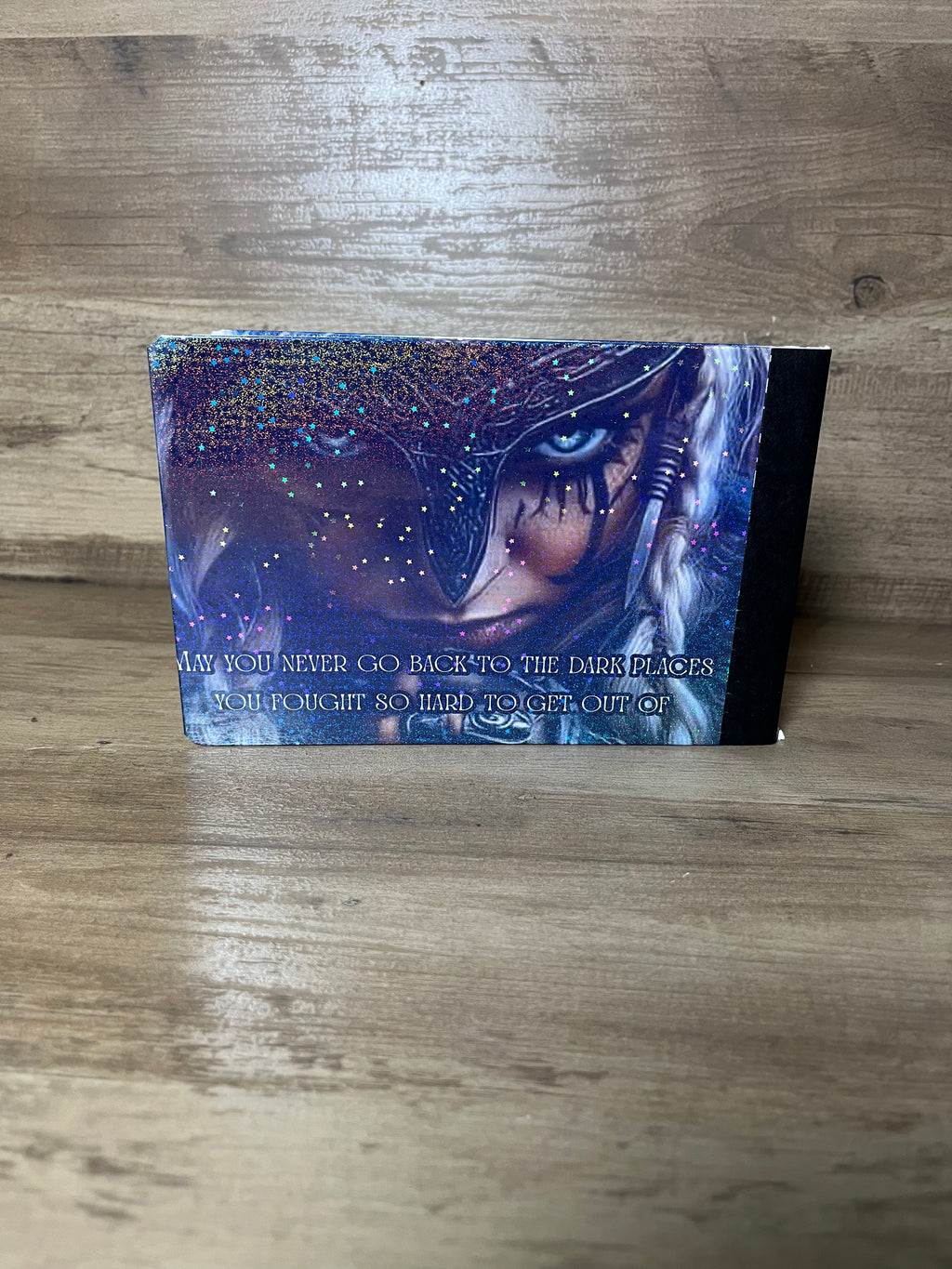 Warrior Spirit Glitter Journal – Half Size