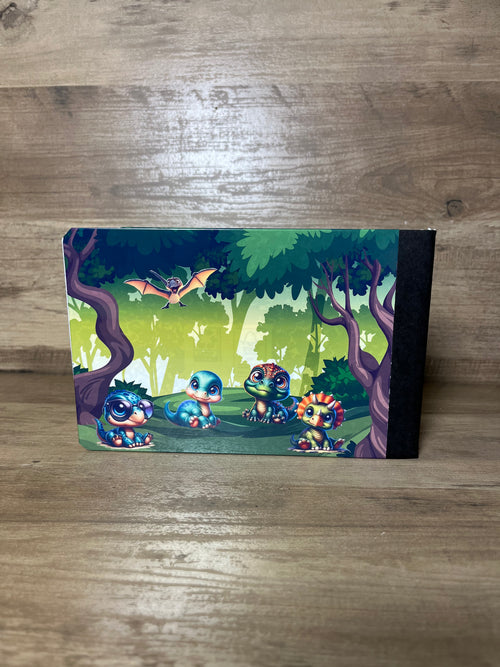 Baby Dino Forest Half Composition Book