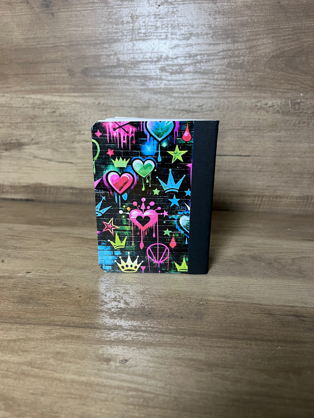 Neon Street Bear Girl Mini Notebook