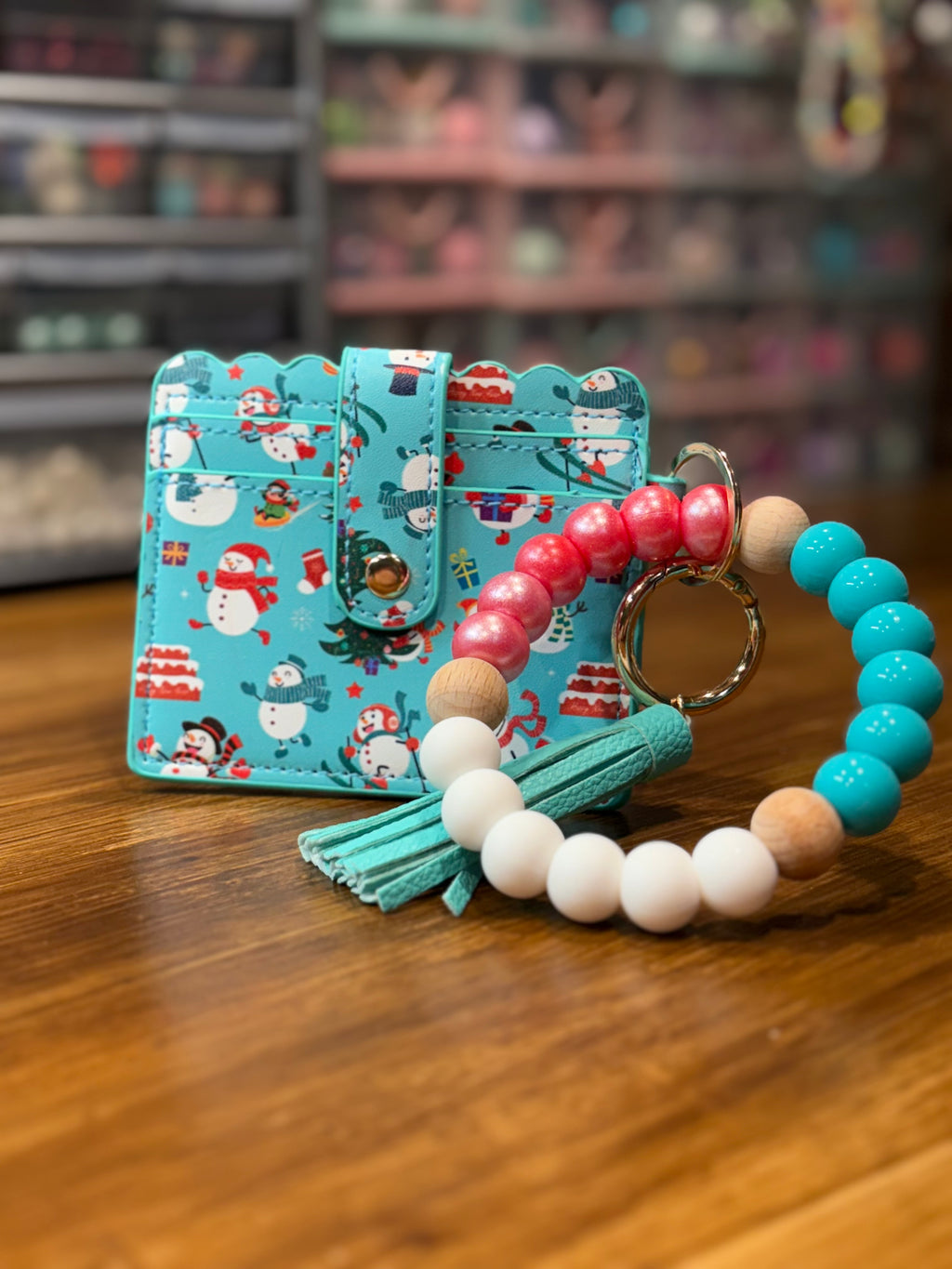 Holiday Wristlet & Tassel Combo