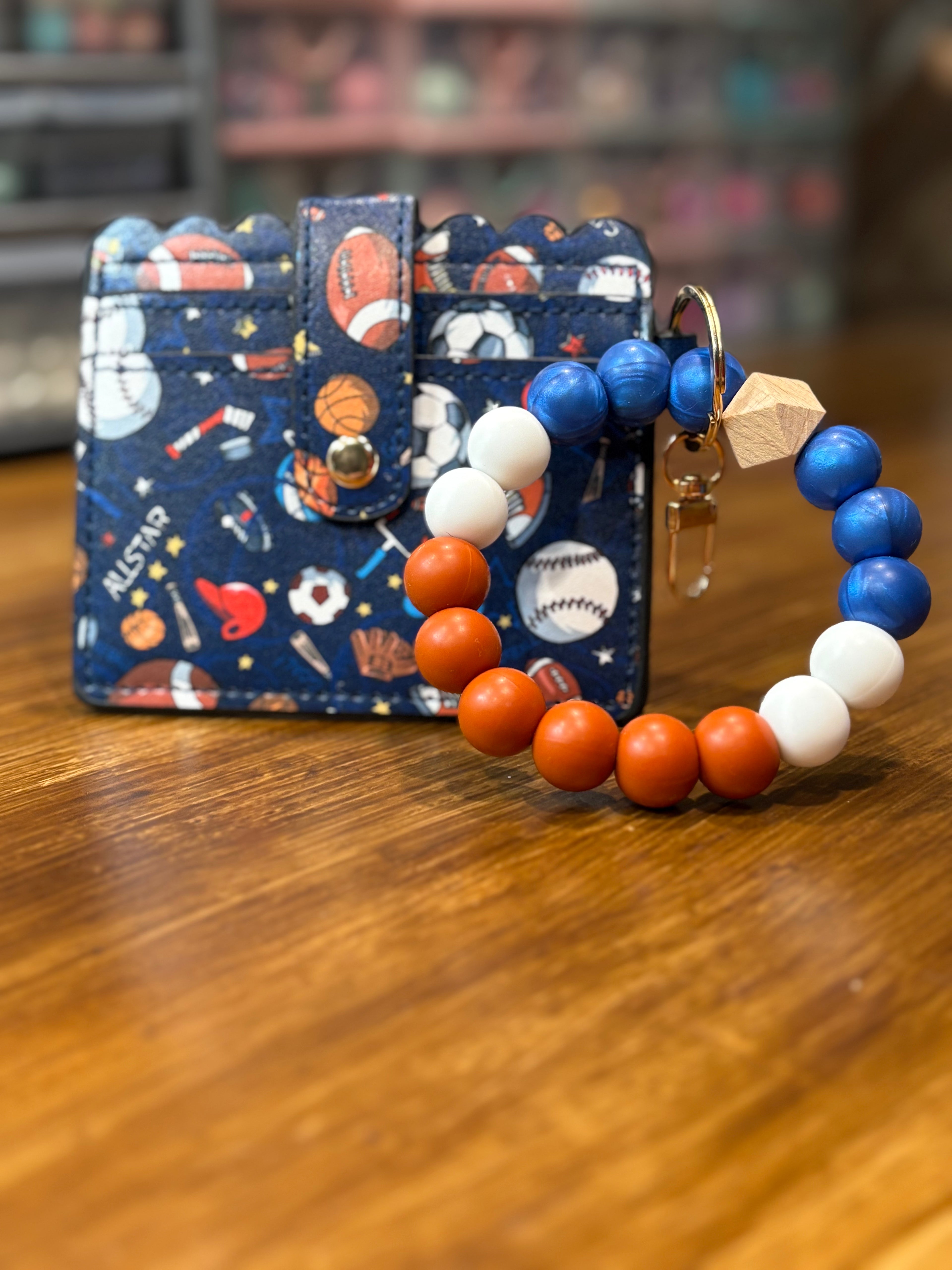 Sports Mixed Ball Wristlet Wallet Combo