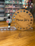 Volleyball Heart Keychain