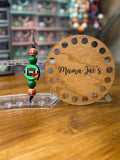 Football Heart Keychain