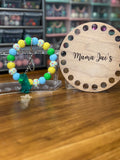 Dino Theme Wristlet & Keychain Combo Set