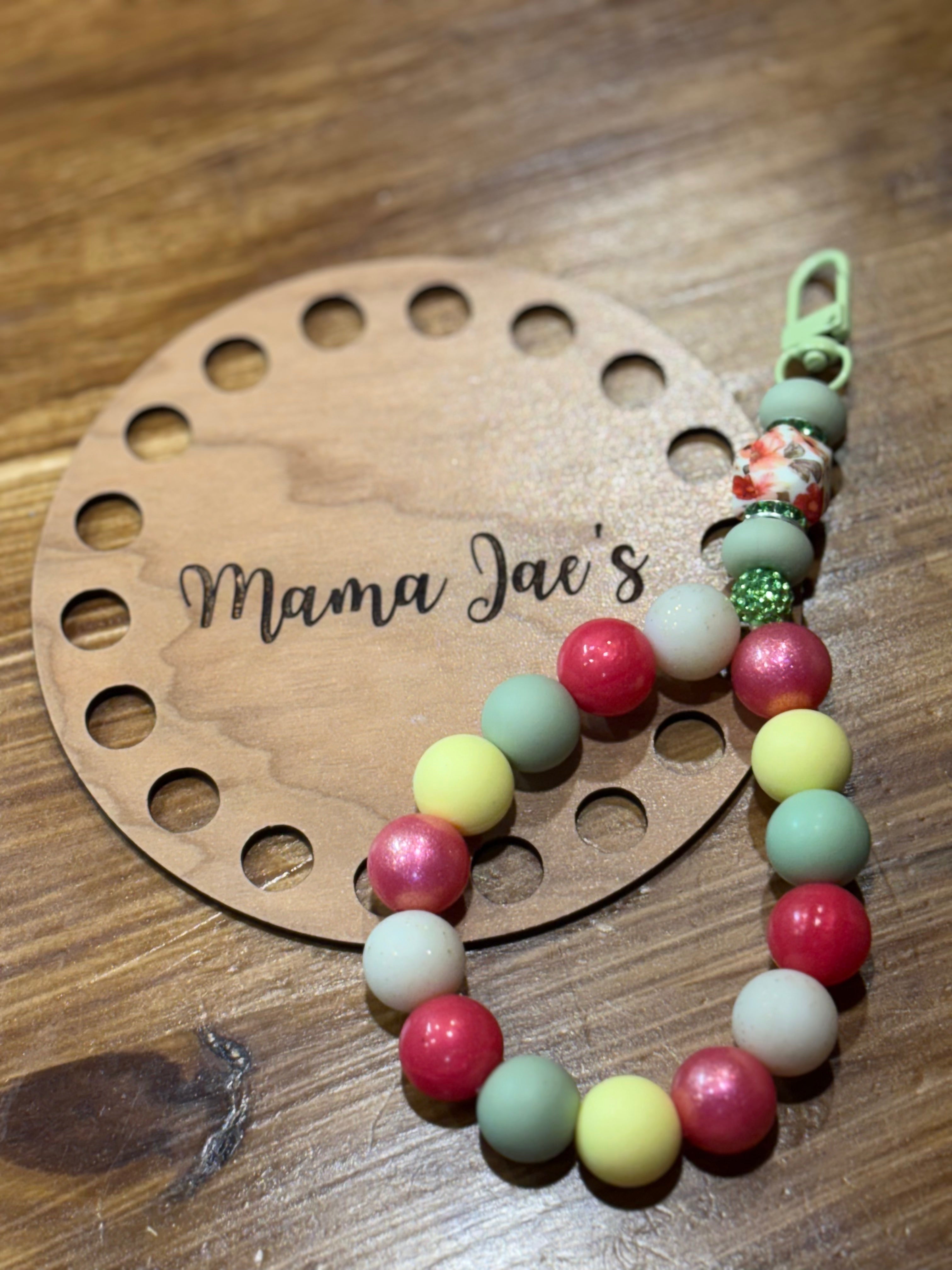 Regular Teardrop Wristlet – Spring Garden Mix
