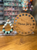 Teardrop Mini Wristlet – MAMA Edition