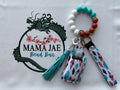 Boho Babe Wristlet Keychain Set