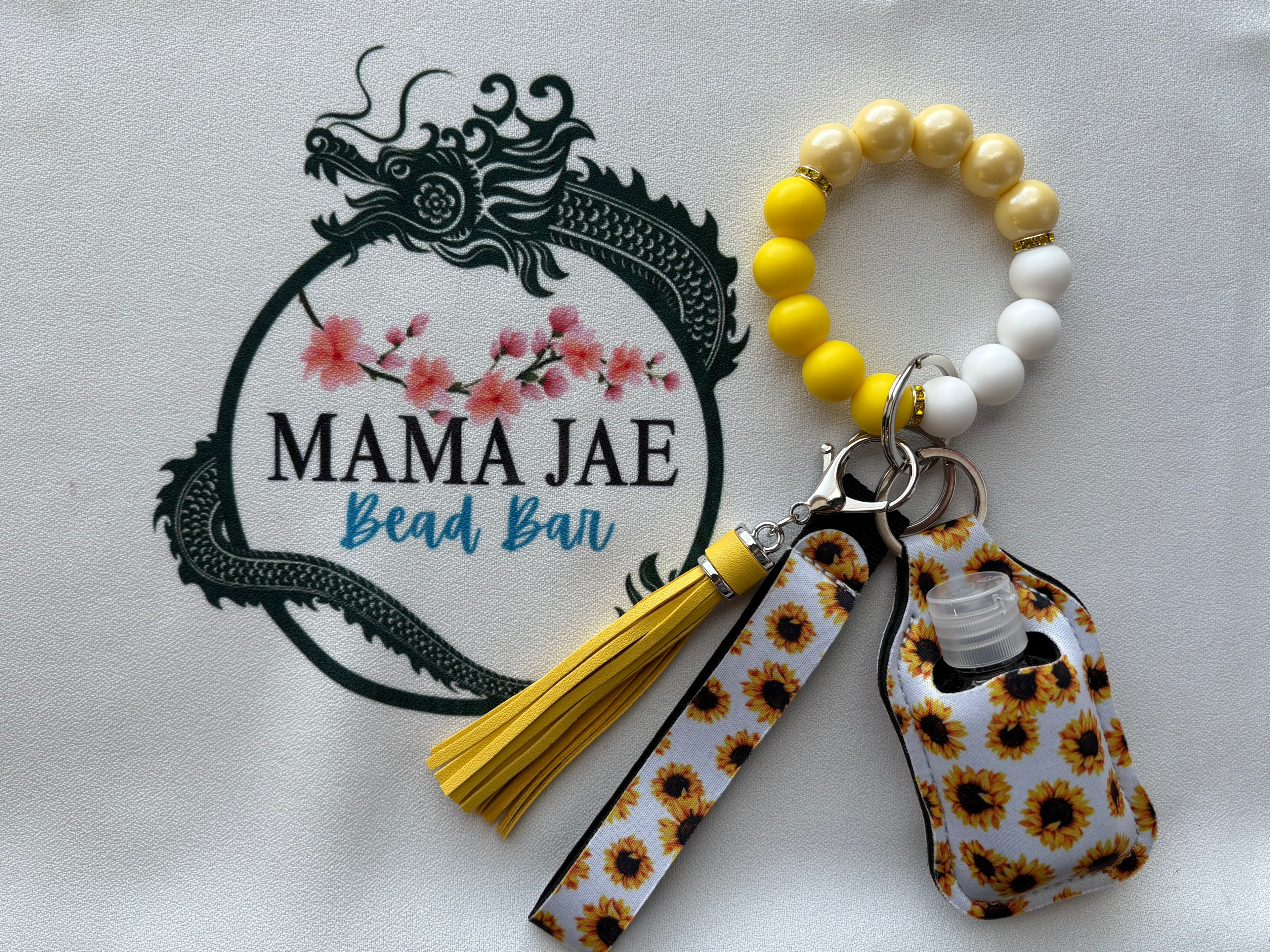 Sunshine Sass Wristlet Keychain Set