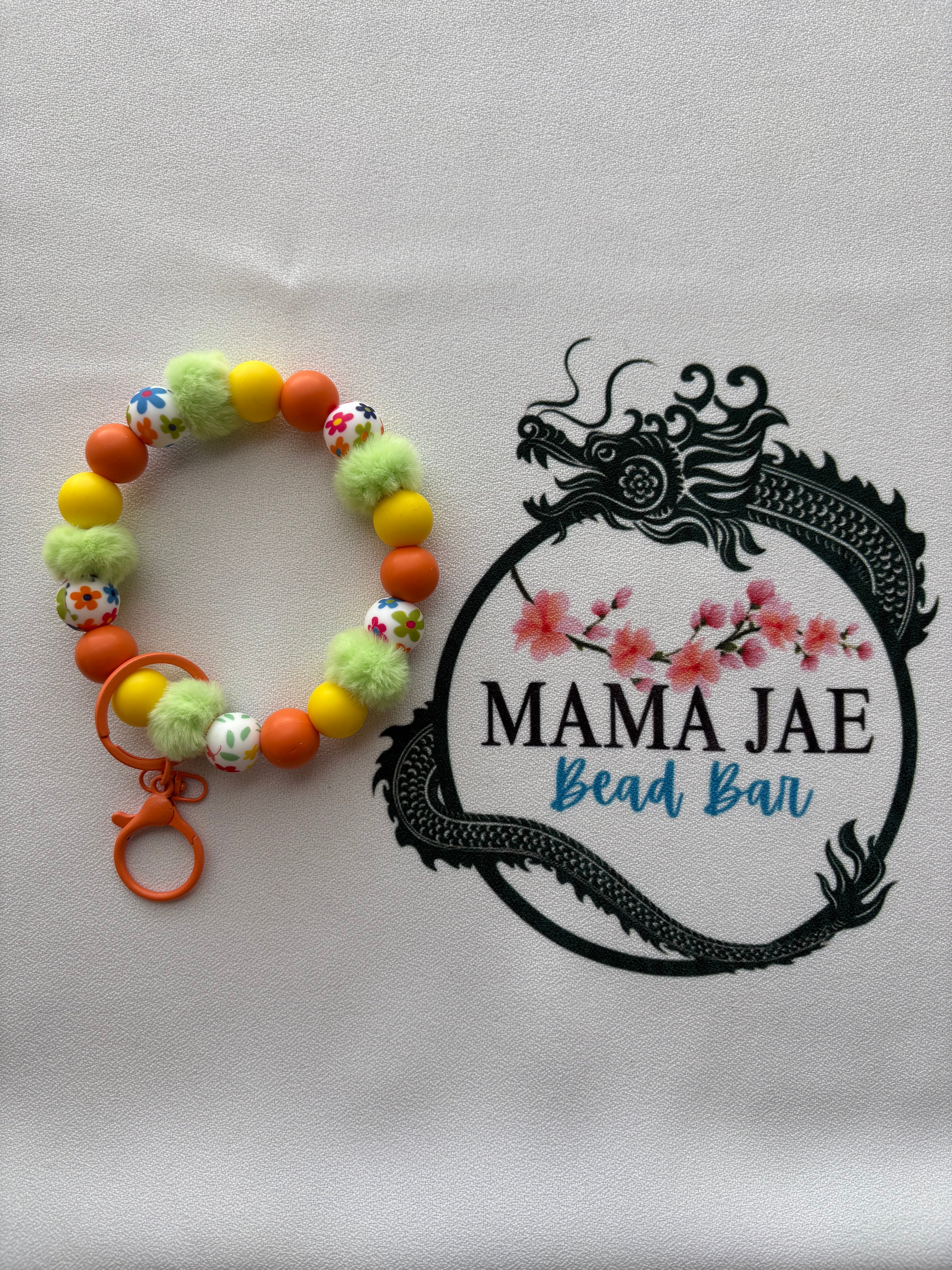 Sunshine Pop Wristlet Keychain