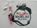 Car Freshie Holder – Pink Skeleton Rearview Mirror Charm