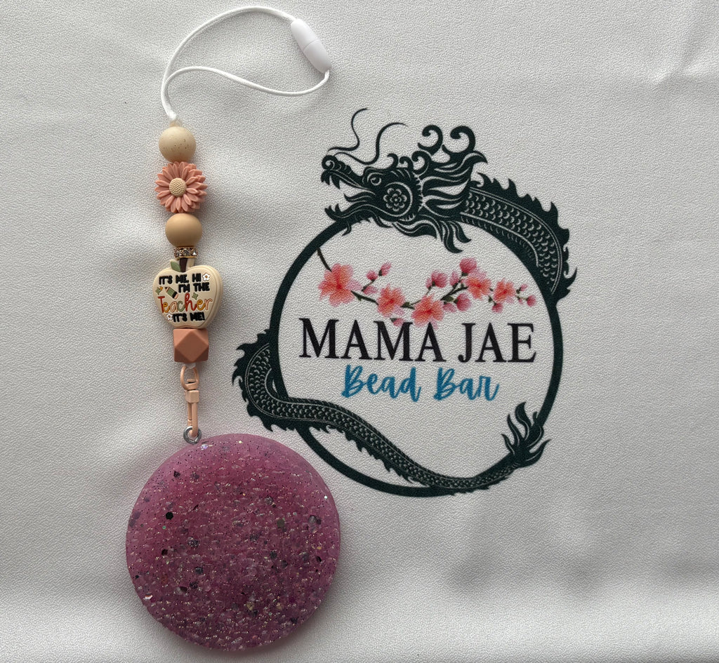 Teacher Car Freshie Holder/Rearview Mirror Charm