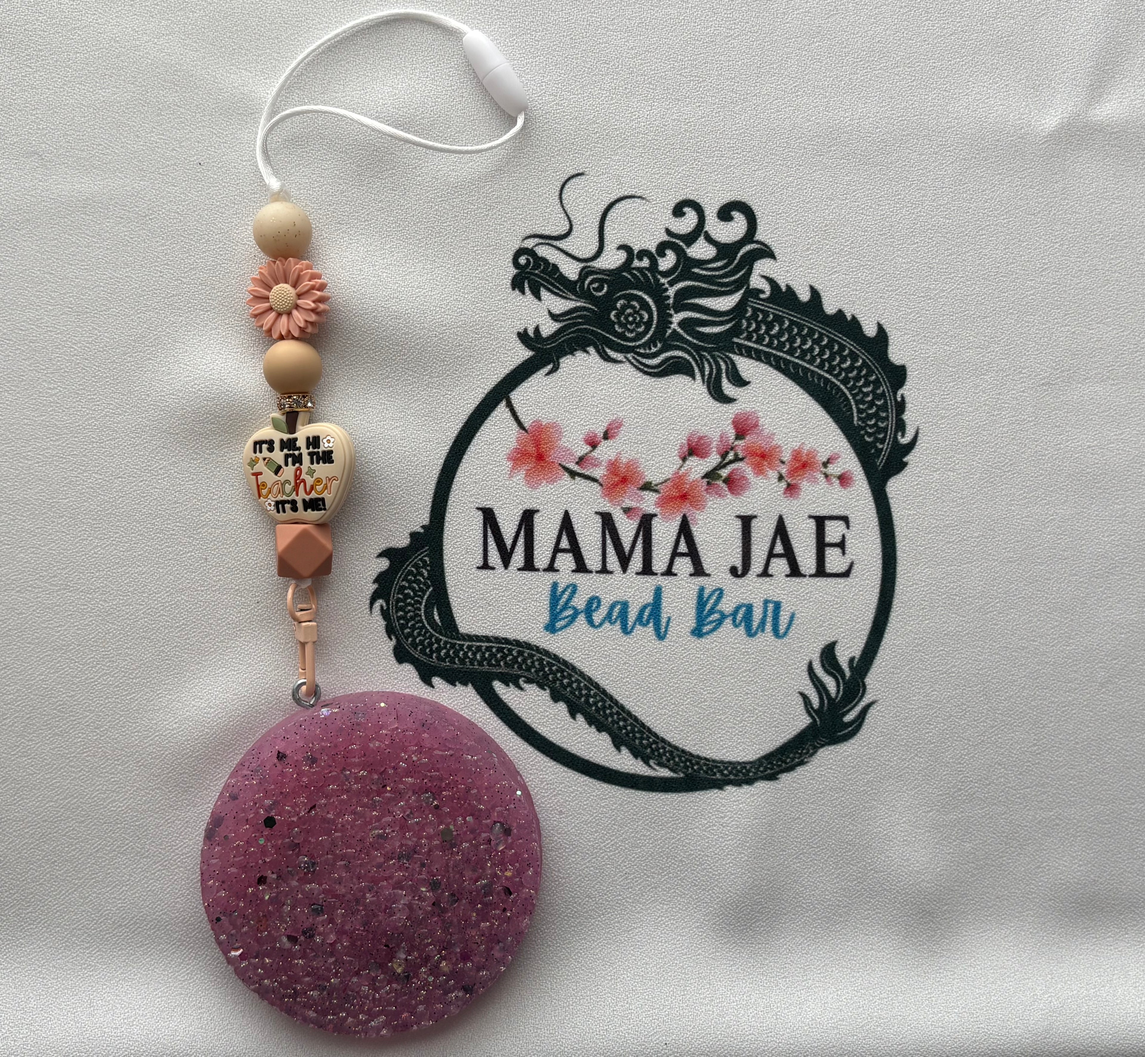 Teacher Car Freshie Holder/Rearview Mirror Charm
