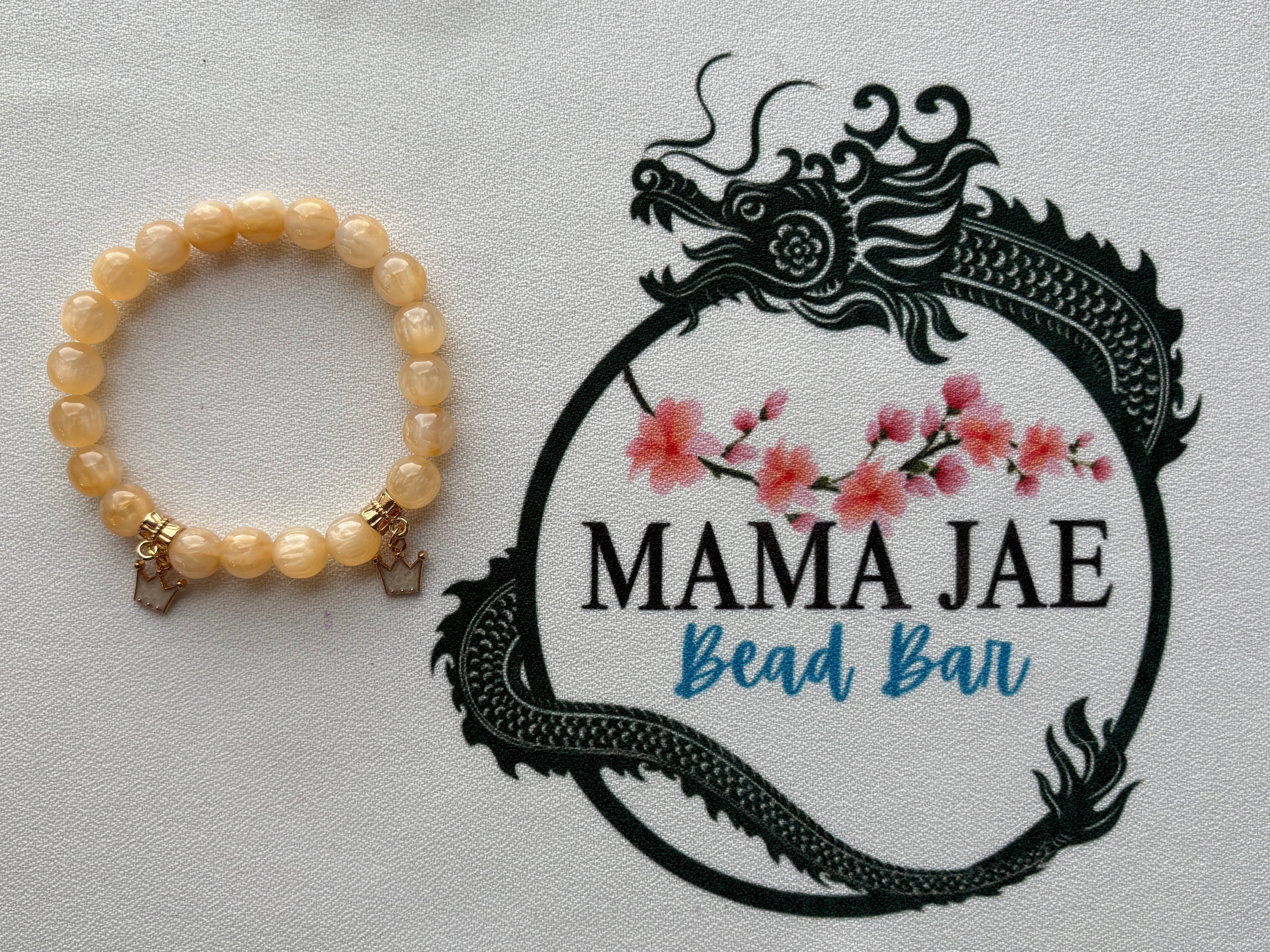 Golden Glow Crown Bracelet