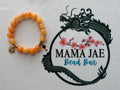 Amber Glow Heart & Key Bracelet
