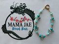 Turquoise Blossom Phone/Bag Charm