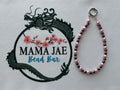 Blush & Bronze Beaded Phone/Bag Charm
