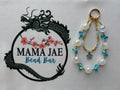 Ocean Bloom Beaded Phone/Bag Charm