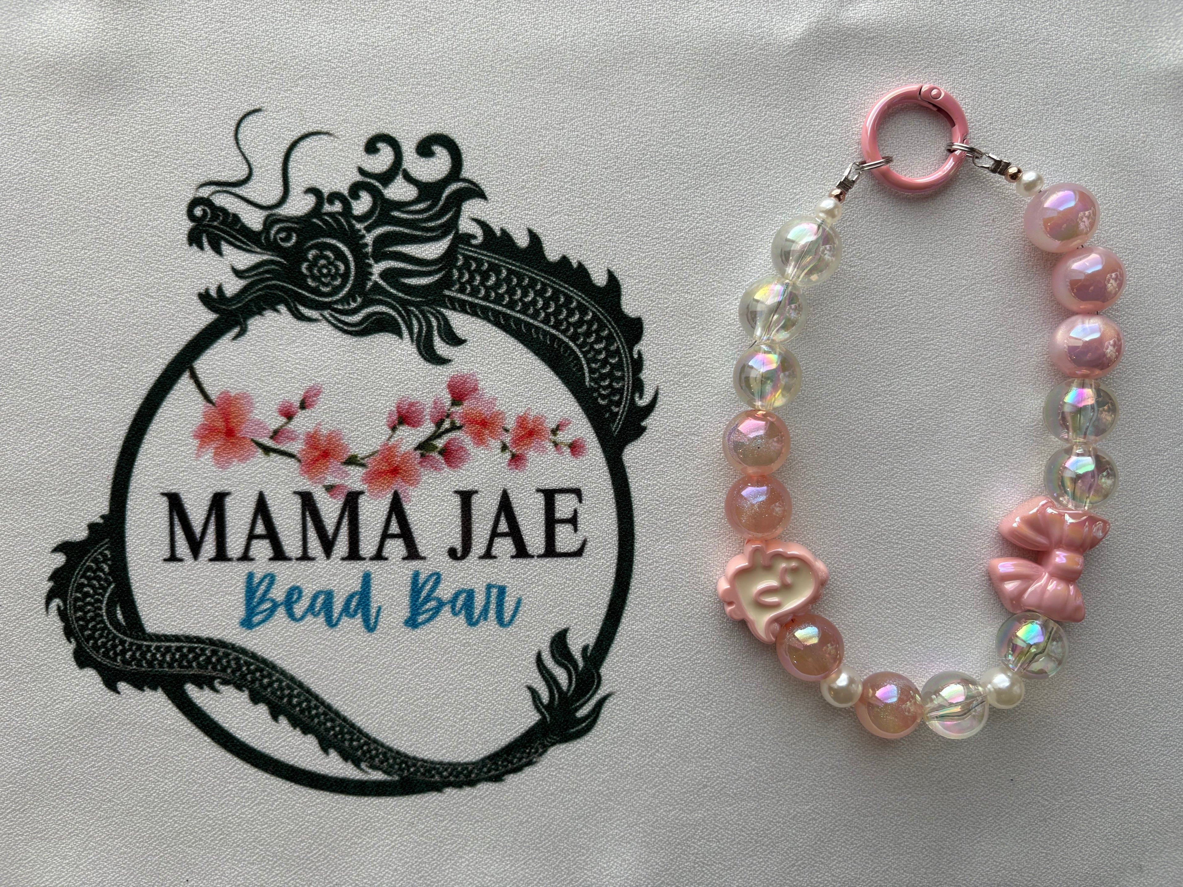 Blush Bow Charm