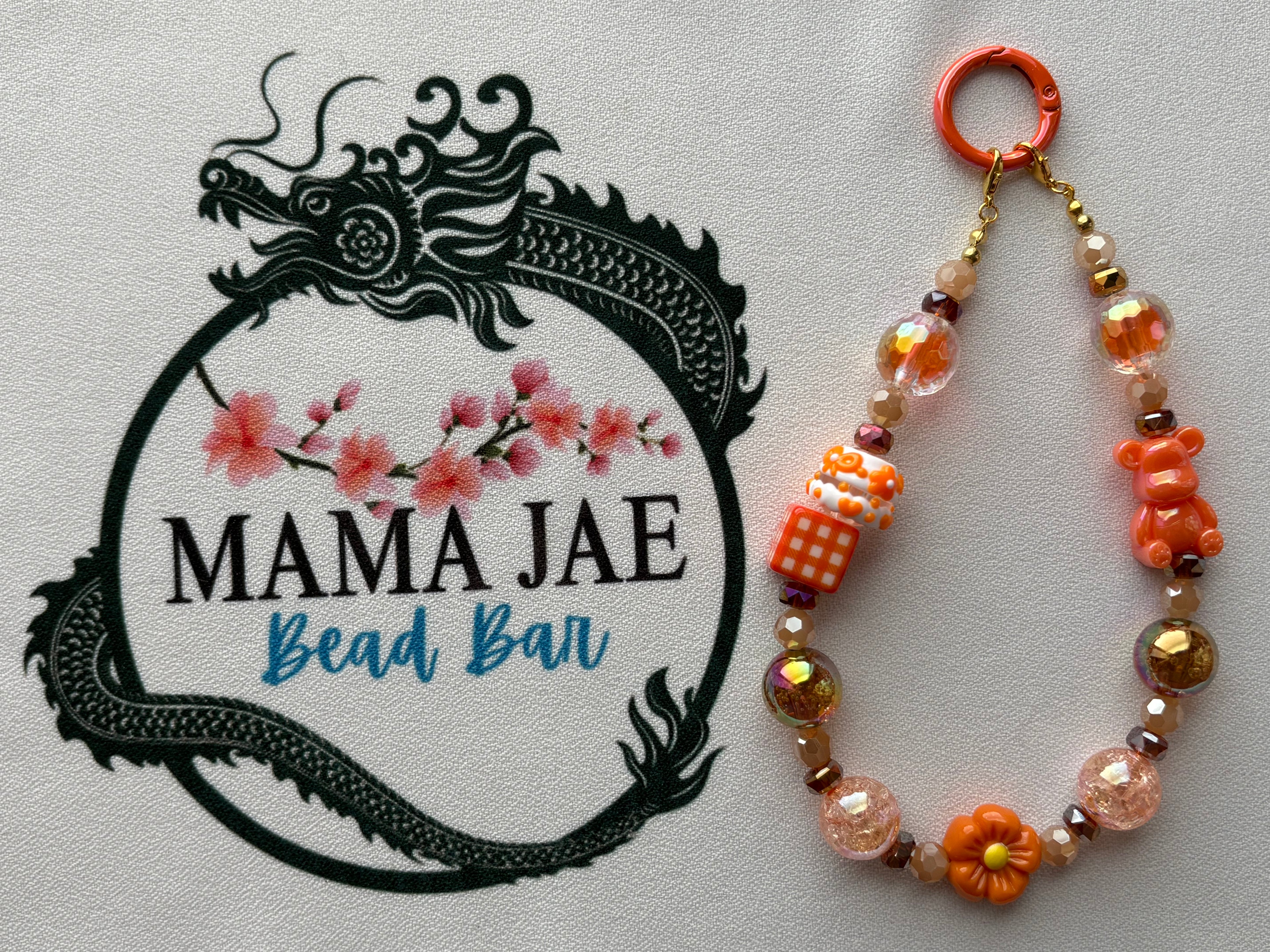 Amber Bloom Phone/Bag Charm
